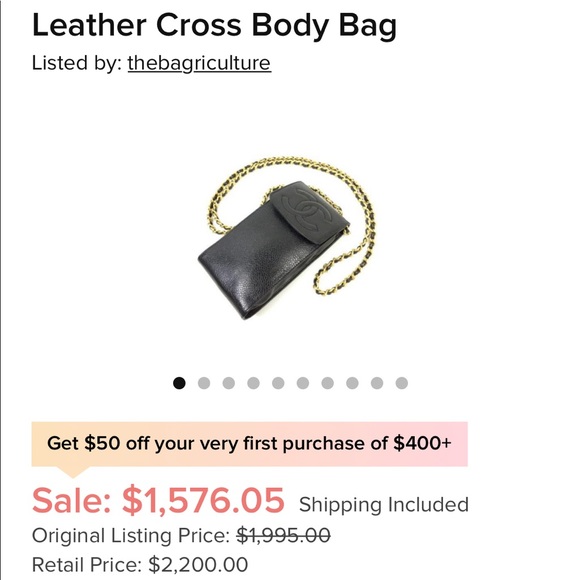CHANEL Handbags - Chanel rare cell phone wallet case purse caviar